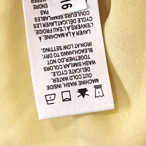 RW&CO| Sunny Yellow Floral Tank Top Blouse Sz S - Picture 5 of 5